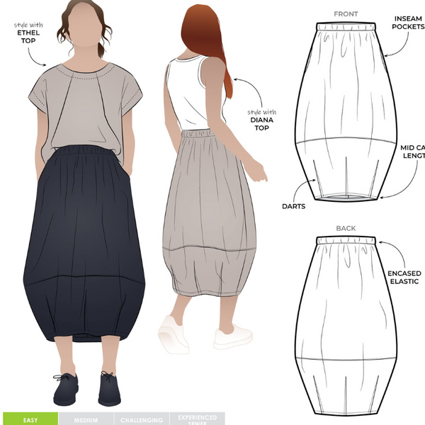 Style Arc Ayla Woven Skirt