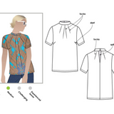 Style Arc Dimity Woven Top