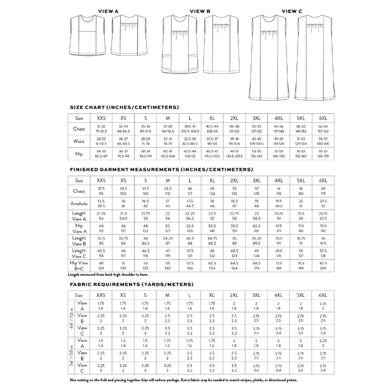 Matchy Matchy Sewing Club Skipper Top and Dress PDF Pattern