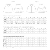 Matchy Matchy Sewing Club Peplum Split Tank PDF Pattern