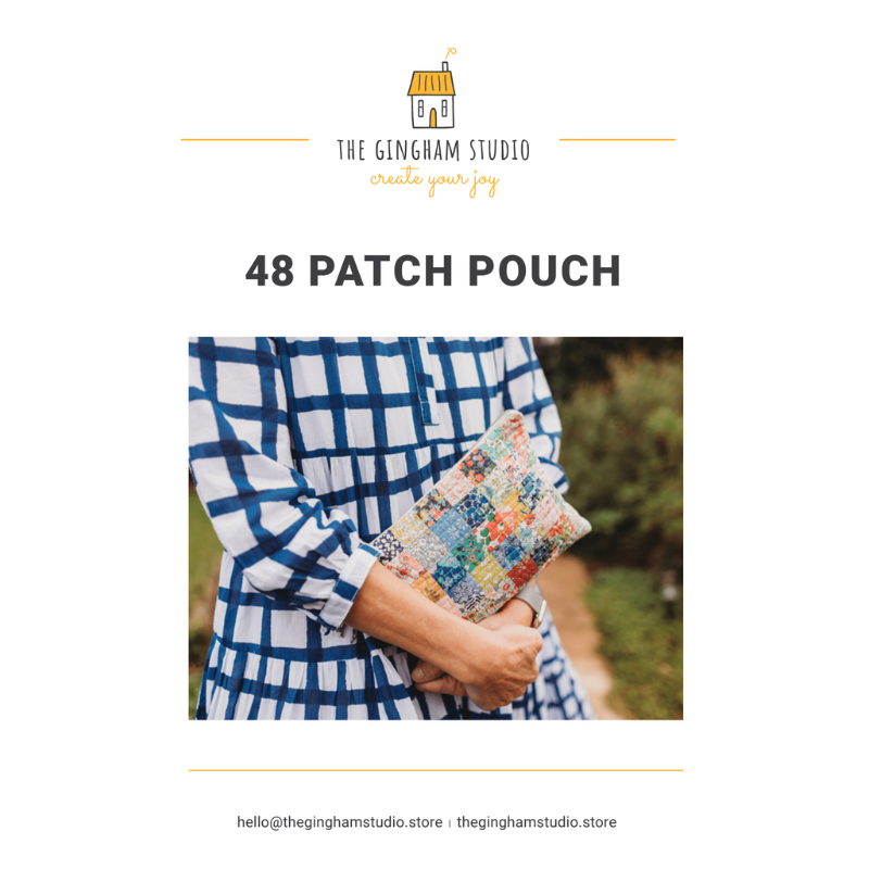 48 Patch Pouch . Printed Pattern . $16.00