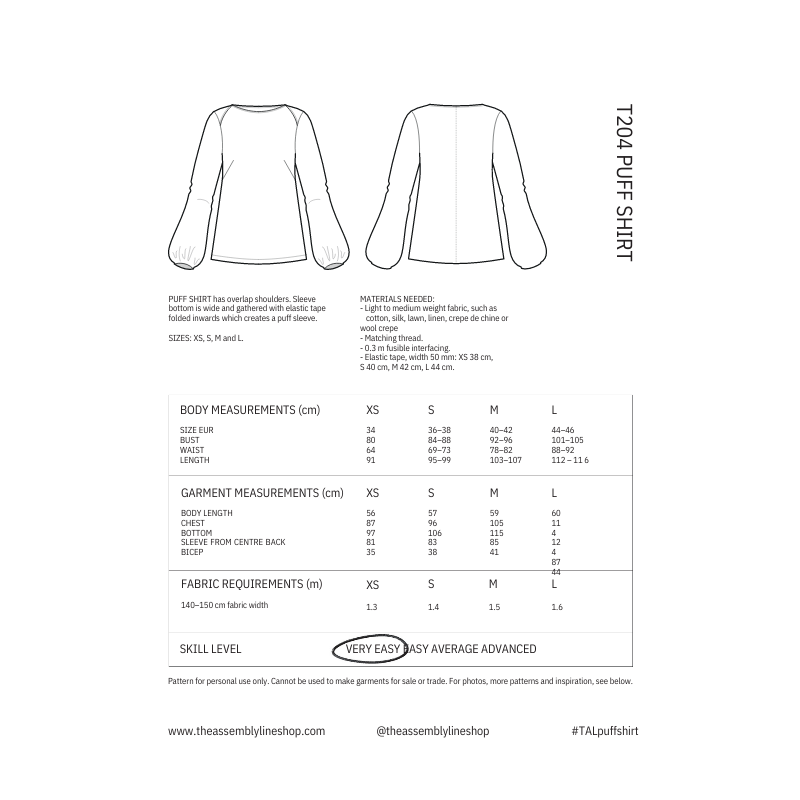 The Assembly Line Puff Shirt