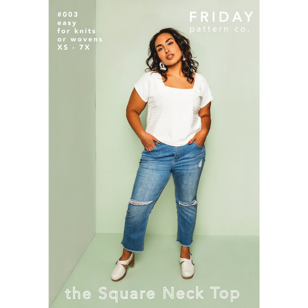 Friday Pattern Company Square Neck Top