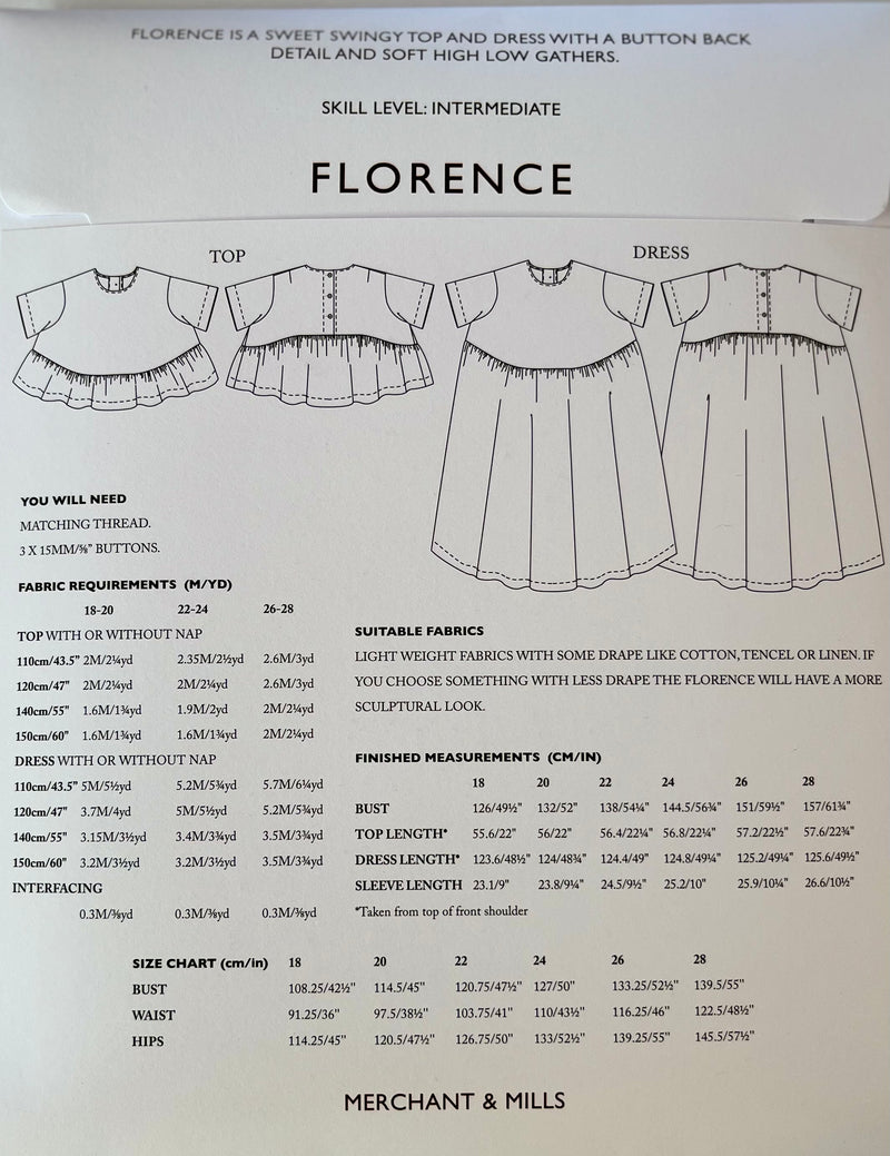 Merchant & Mills Florence Dress and Top