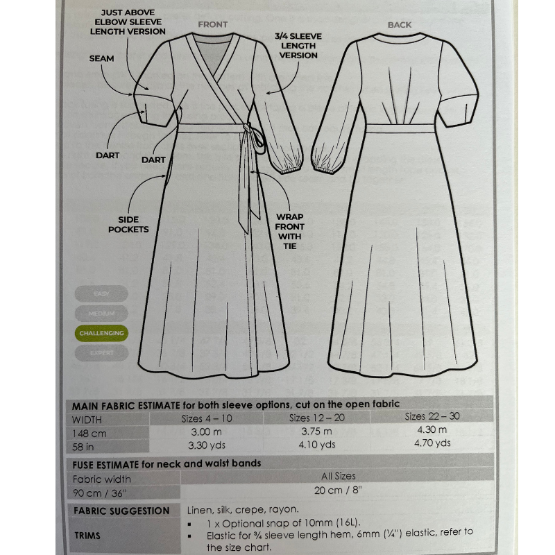 Style Arc Millicent Wrap Dress