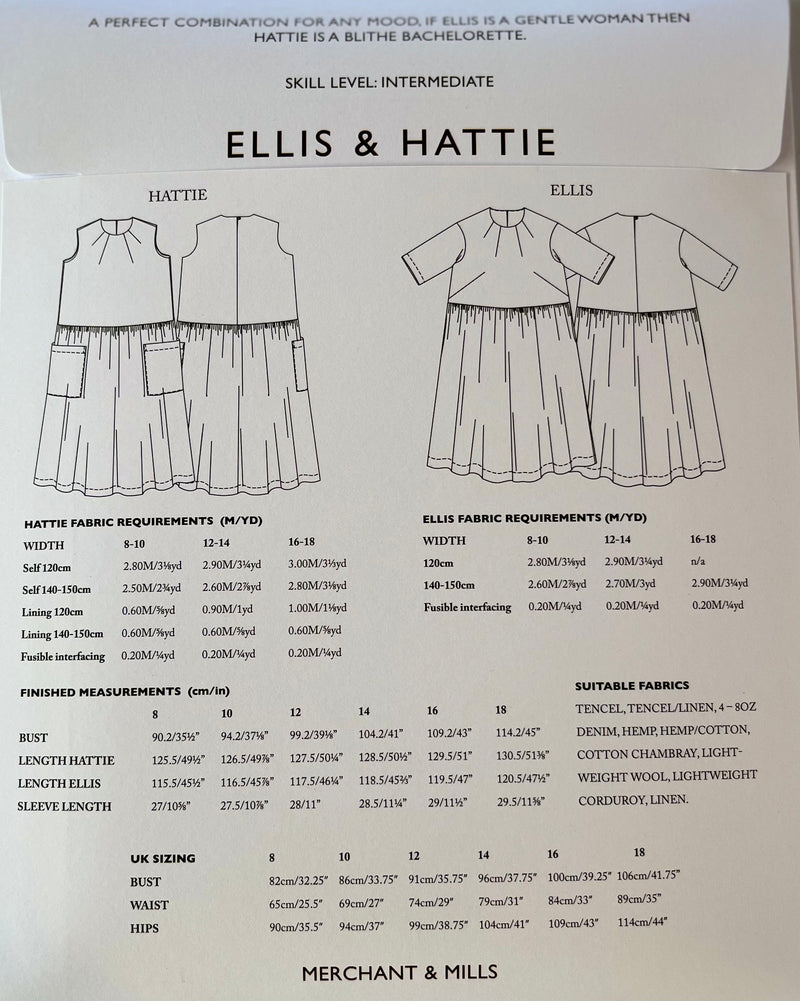 Merchant & Mills Ellis and Hattie Dresses